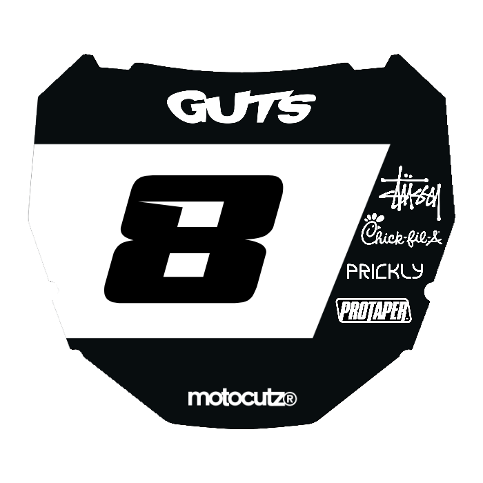CUSTOM ODI NUMBER PLATE DECAL