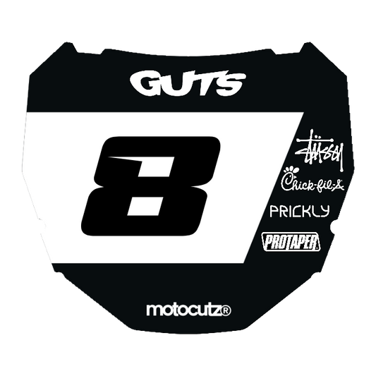 CUSTOM ODI NUMBER PLATE DECAL