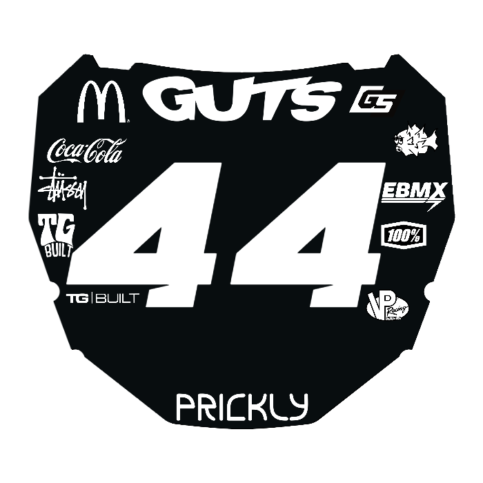 CUSTOM ODI NUMBER PLATE DECAL
