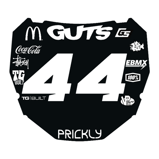 CUSTOM ODI NUMBER PLATE DECAL