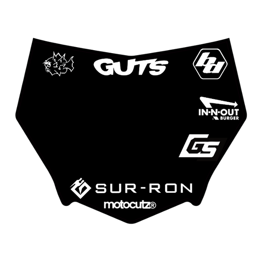 CUSTOM MOTOCUTZ FRONT PLATE DECAL