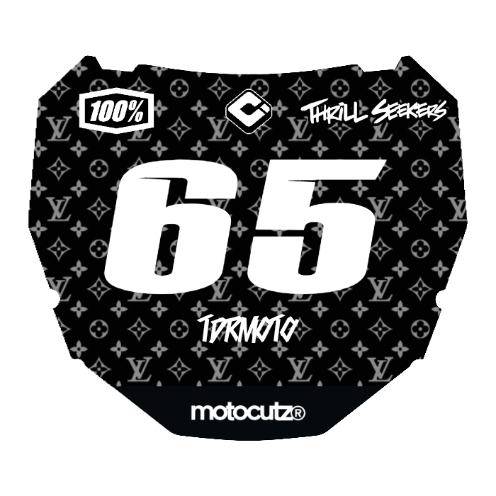 CUSTOM ODI NUMBER PLATE DECAL