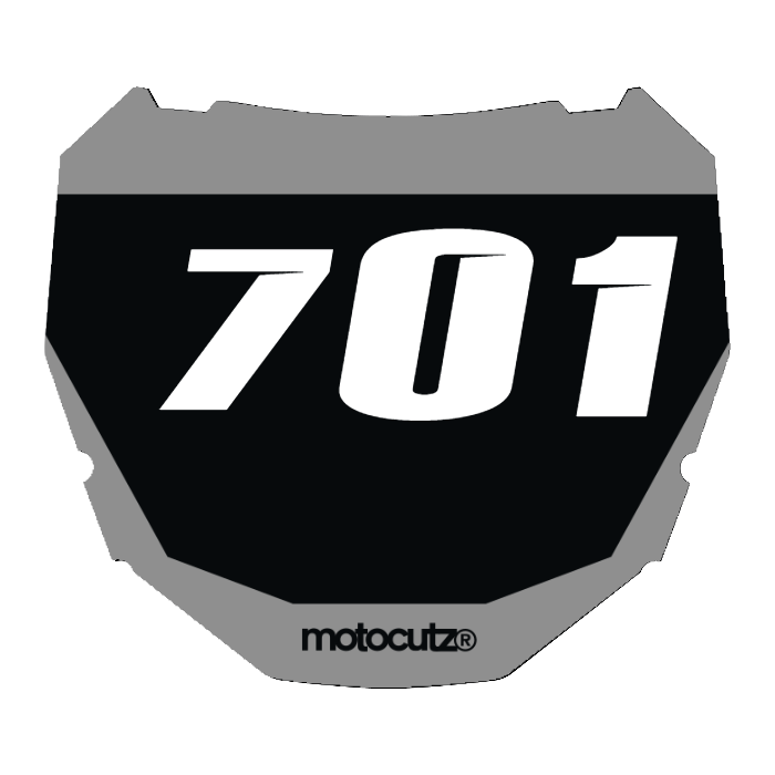 CUSTOM ODI NUMBER PLATE DECAL