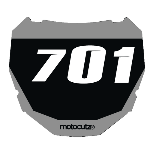 CUSTOM ODI NUMBER PLATE DECAL
