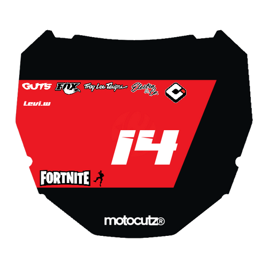 CUSTOM ODI NUMBER PLATE DECAL