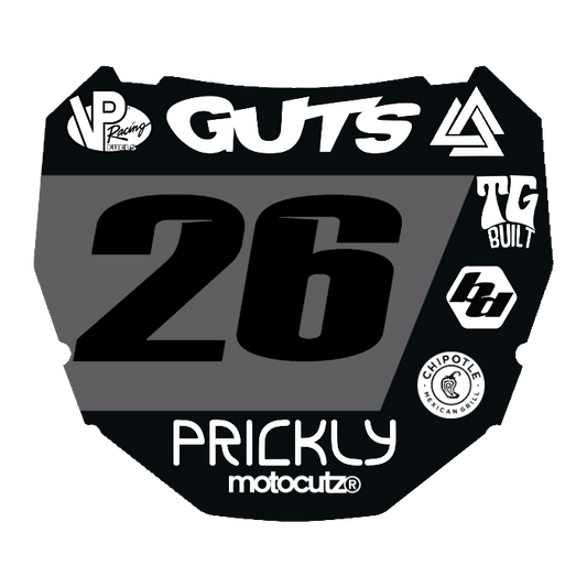 CUSTOM ODI NUMBER PLATE DECAL