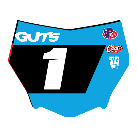 CUSTOM MOTOCUTZ FRONT PLATE DECAL