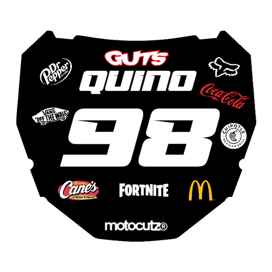 CUSTOM ODI NUMBER PLATE DECAL