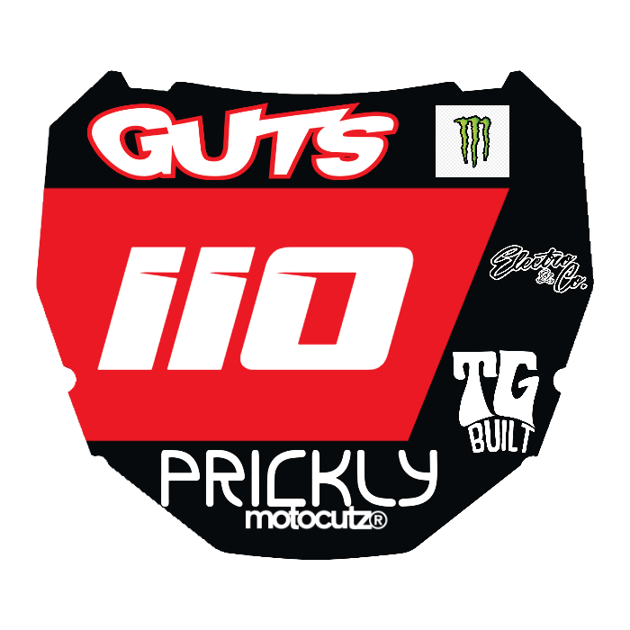 CUSTOM ODI NUMBER PLATE DECAL