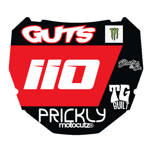 CUSTOM ODI NUMBER PLATE DECAL
