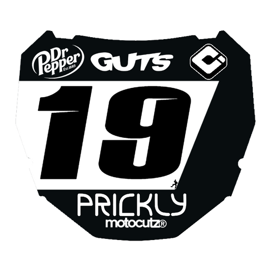 CUSTOM ODI NUMBER PLATE DECAL