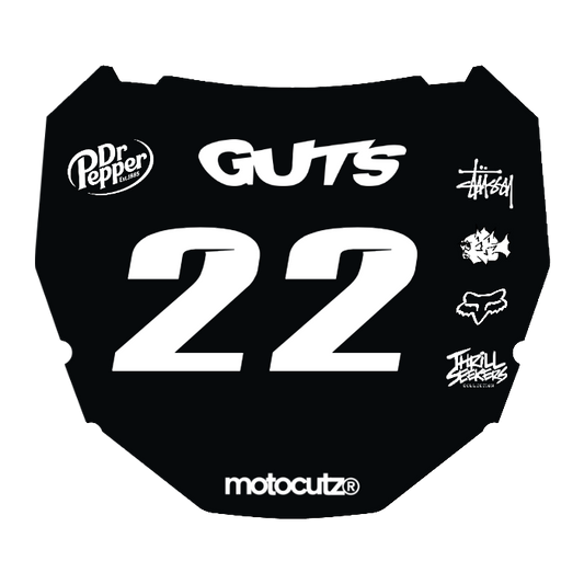 CUSTOM ODI NUMBER PLATE DECAL