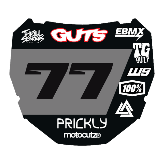 CUSTOM ODI NUMBER PLATE DECAL