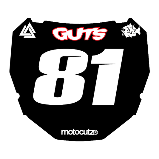 CUSTOM ODI NUMBER PLATE DECAL