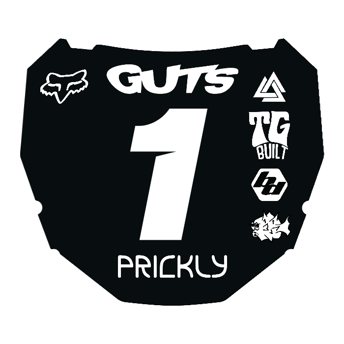 CUSTOM ODI NUMBER PLATE DECAL