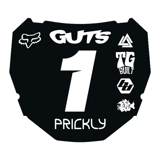 CUSTOM ODI NUMBER PLATE DECAL