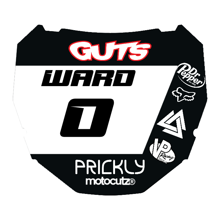 CUSTOM ODI NUMBER PLATE DECAL