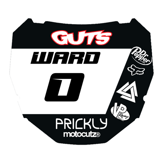 CUSTOM ODI NUMBER PLATE DECAL
