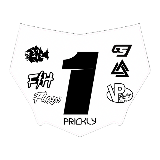 CUSTOM MOTOCUTZ FRONT PLATE DECAL