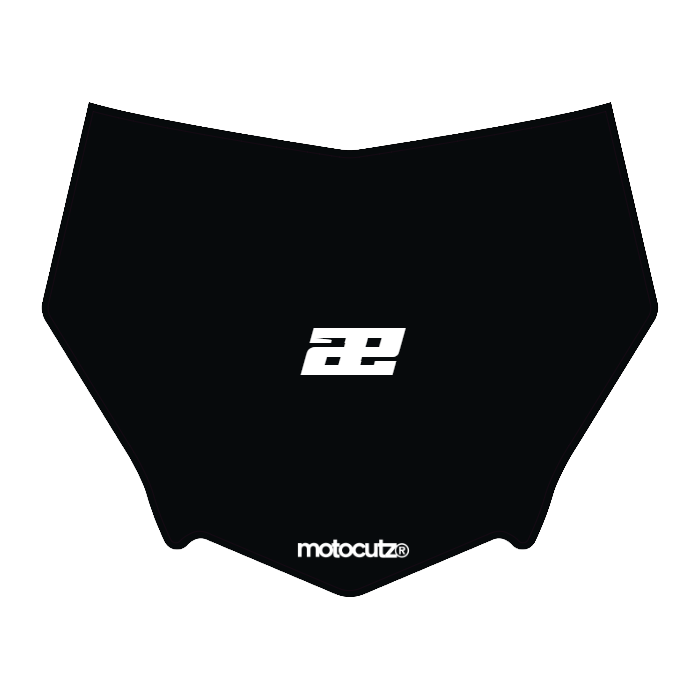 CUSTOM MOTOCUTZ FRONT PLATE DECAL