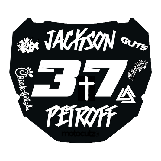 CUSTOM ODI NUMBER PLATE DECAL
