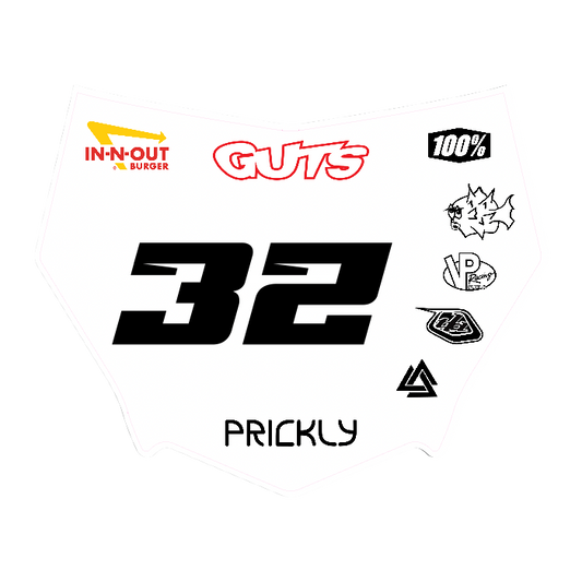 CUSTOM MOTOCUTZ FRONT PLATE DECAL