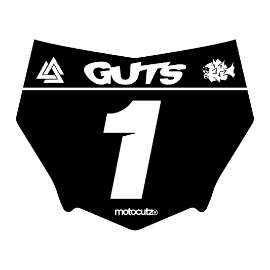 CUSTOM MOTOCUTZ FRONT PLATE DECAL