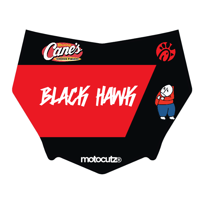 CUSTOM MOTOCUTZ FRONT PLATE DECAL