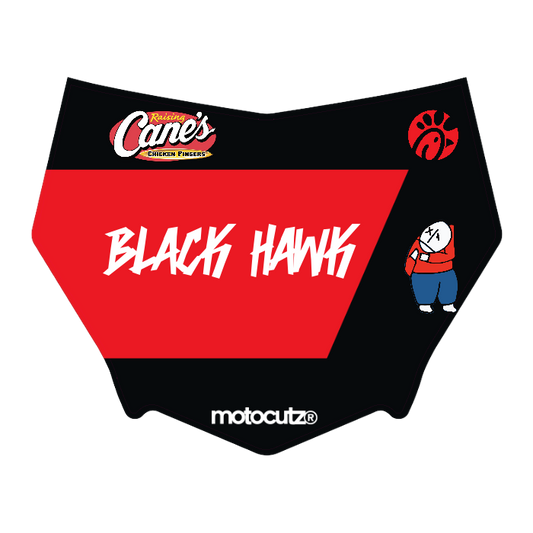 CUSTOM MOTOCUTZ FRONT PLATE DECAL
