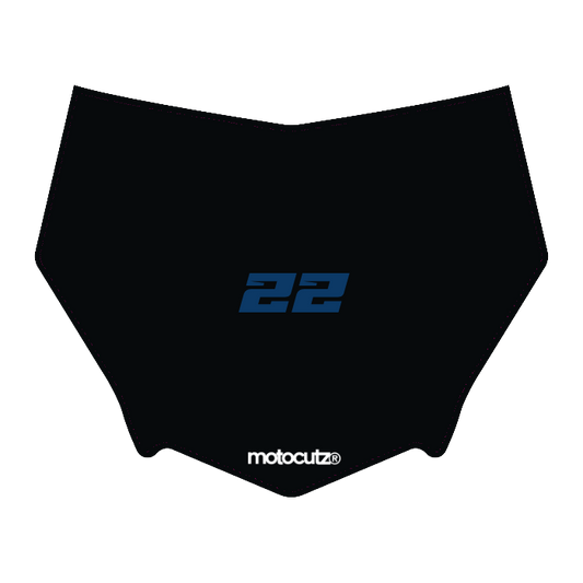 CUSTOM MOTOCUTZ FRONT PLATE DECAL