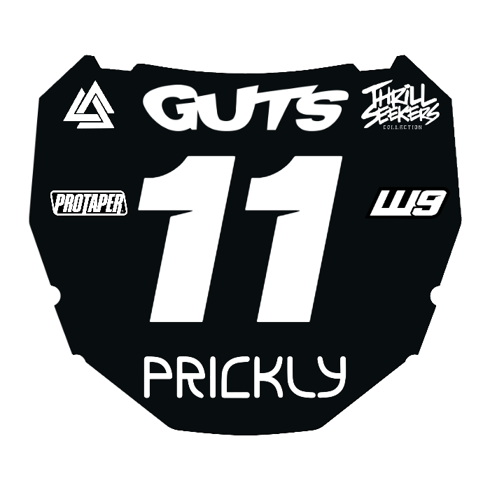 CUSTOM ODI NUMBER PLATE DECAL