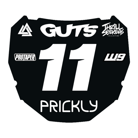 CUSTOM ODI NUMBER PLATE DECAL