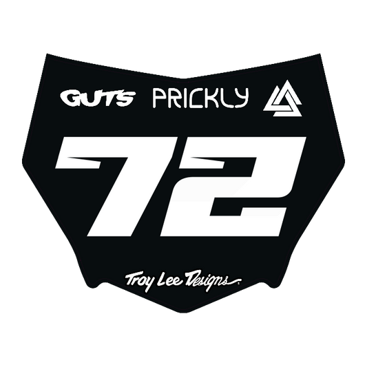 CUSTOM MOTOCUTZ FRONT PLATE DECAL