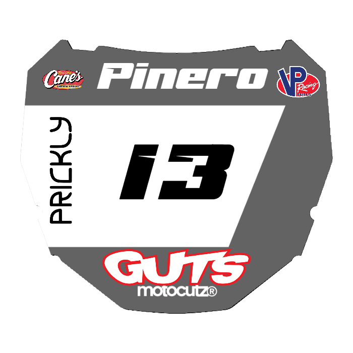 CUSTOM ODI NUMBER PLATE DECAL