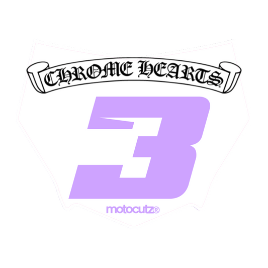 CUSTOM MOTOCUTZ FRONT PLATE DECAL