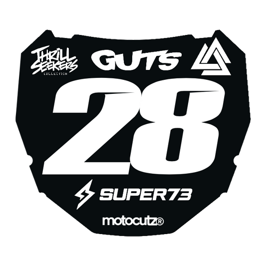 CUSTOM ODI NUMBER PLATE DECAL
