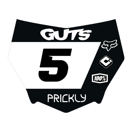 CUSTOM MOTOCUTZ FRONT PLATE DECAL
