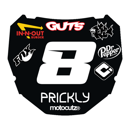 CUSTOM ODI NUMBER PLATE DECAL