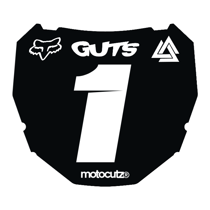 CUSTOM ODI NUMBER PLATE DECAL