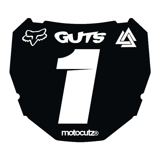 CUSTOM ODI NUMBER PLATE DECAL