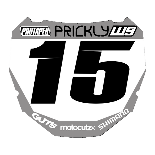 CUSTOM ODI NUMBER PLATE DECAL