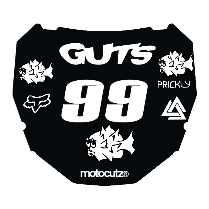 CUSTOM ODI NUMBER PLATE DECAL