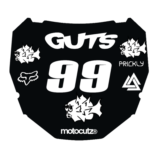 CUSTOM ODI NUMBER PLATE DECAL