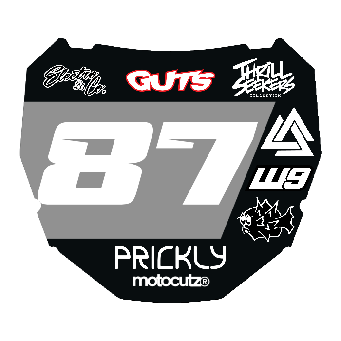 CUSTOM ODI NUMBER PLATE DECAL