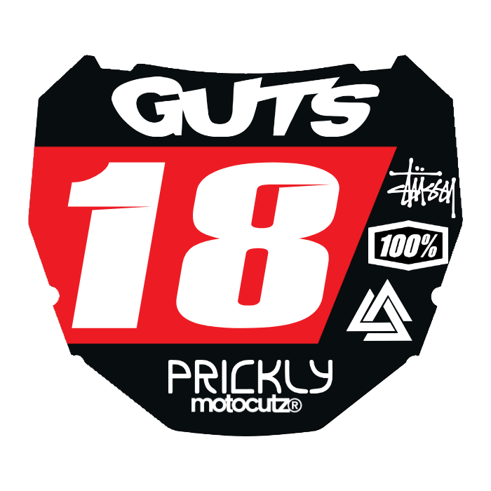 CUSTOM ODI NUMBER PLATE DECAL