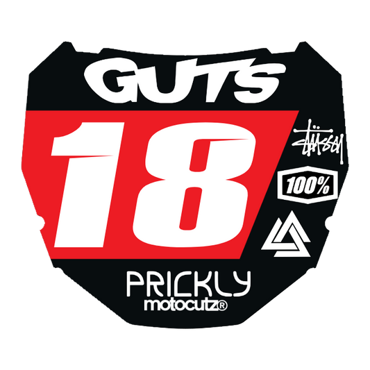 CUSTOM ODI NUMBER PLATE DECAL