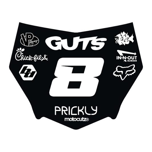 CUSTOM MOTOCUTZ FRONT PLATE DECAL