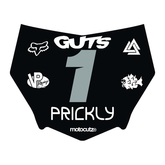 CUSTOM MOTOCUTZ FRONT PLATE DECAL