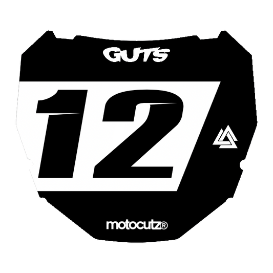 CUSTOM ODI NUMBER PLATE DECAL