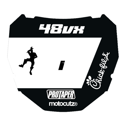 CUSTOM ODI NUMBER PLATE DECAL
